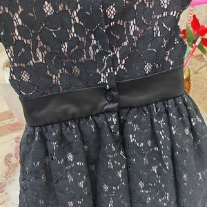 Child's Black lace dress